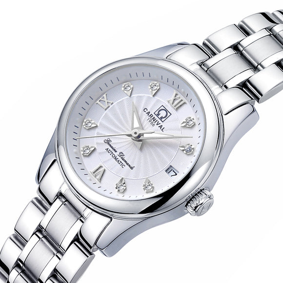 Carnival Women Watches Luxury Brand ladies Automatic Mechanical