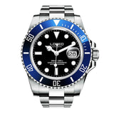 LOREO 9201 Germany watches diver 200M oyster perpetual automatic Mechanical