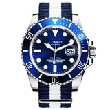 LOREO 9201 Germany watches diver 200M oyster perpetual automatic Mechanical