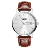 2019 Men Watch GUANQIN Quartz Week Date Waterproof Sport Casual Clock